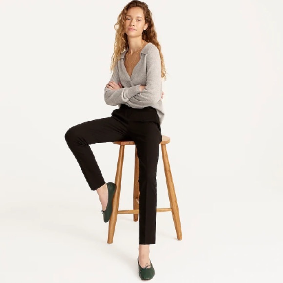 J. Crew Cameron Slim Cropped Pant In Bi-stretch Cotton